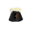 Kentucky Horsewear Sheepskin Leather Overreach Boots Black/Natural